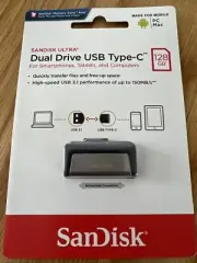 SanDisk 128GB Ultra Dual Drive USB Type-C / High Speed USB 3.1 / SDDDC2-128G-G46