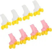 4 Pairs Miniature Roller Skates for Dolls Cute Doll Shoes Decorations White Pink Ice Skate Props for Doll Play