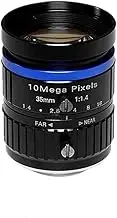 HD 4K 10 Megapixel 35mm CCTV Lens C-Mount F1.4 IR 1 Inch for Security Camera IP Surveillance Camera