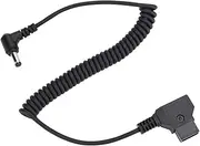 D-Tap 2 Pins Male Connector to DC 5.5 * 2.5mm Plug Power Cable for BMCC BMPC 4K Camera, Monitor, LED Camera Light 39.4in