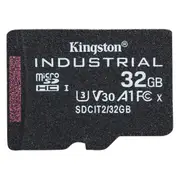 Kingston Industrial microSDHC Memory Card - 32GB UHS-I - U3 - V30 - A1 - Read up to 100MB/s - Write up to 80MB/s - Designed and Tested to be Durable in Extreme Temperatures [SDCIT2/32GB]