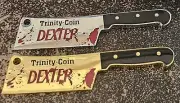 Dexter Trinity Geocoin Full Set Unactivated