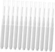 Luxshiny 12pcs Tooth Cleaning Tools Bottle Brush Cleaner Water Bottle Cleaner Brush Toothbrush Floss Braces Tooth Brush Tooth Picks Toothpick Braces Brush White Plastic