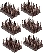 HONITANO 40pcs 6d Hair Extension Plastic No-trace Hair Extension Kit Tools Light Brown Human Hair Extensions Tool Secondary Replacement US