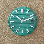 GPVPGHGRJ Watch 30.5mm Accessories Including Dial and Hands are Equipped with Japanese Automatic Movement NH35/NH36/4R Green Luminous Watch Dials(F)