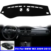 Non-Slip Sun Cover Pad Mat Black Car Dashboard Dash Mat For BMW M3 2009-2013