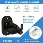 Self Adhesive Curtain Rod Holders No Drilling Hooks New Wall Mount Curtain Rod