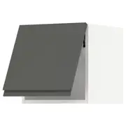 METOD wall cabinet horizontal, white/Voxtorp dark grey, 40x37x40 cm