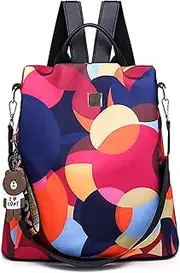 [Ogetok] Small Backpack Purse for Women, Mini Black Women's Fashion Travel Bag Backpack, Waterproof Anti Theft Ladies Small Daily Daypack, Light Weight Casual Satchel Handbags Shoulder Bag