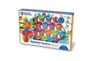 Learning Resources Alphabet Acorns Activity Set, Develops Letter Recognition, Educational Toys for Toddlers, Homeschool, Visual Tactile Learning Toy, 78 Pieces, Ages 3+