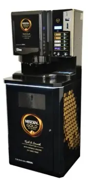 Darenth Elite in cup vending machine coin operated 73mm incup drinks 5 selection