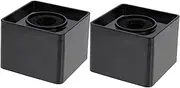 Toddmomy 2Pcs Durable Abs Square Microphone Station Logo Flags for Interviews Scratch Crash Design for Reporters and Hosts Shape