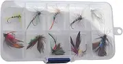 Fly Fishing Kit | Lures Hook Fly Assortment - Portable Sturdy Fly Fishing Kit for Saltwater Freshwater Fishing Enthusiasts