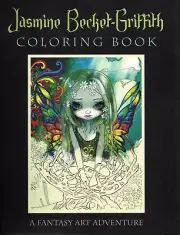FANTASY ART COLORING BOOK Jasmine Becket-Griffith fairy tale faery color book