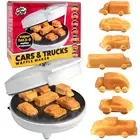 Car Mini Waffle Maker- Make 7 Fun Different Race Cars, Trucks & Automobile Ve...