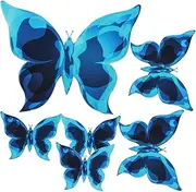 ULDIGI Butterfly Wall Stickers Luminous Butterfly Decorations Glow in The Dark Stickers Peel and Stick Wall Decor Room Decor