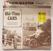 View-Master Old-Time Cars Black & White 3 Reels Packet New & Sealed 1976