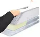 Height Adjustable Leg Elevation Pillow with Handles, Memory Foam, Bed Wedge P...
