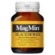Blackmores MagMin 100 Tablets Magnesium 500mg for Muscle Brain Function Fatigue