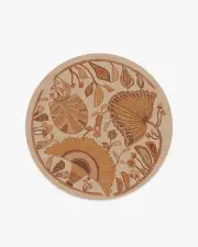 185' Round | Machine Washable Runner Rug | Kid & Pet Friendly | Indoor Rug | Alice Mellow Yellow Flatwoven Rug by Justina Blakeney | Ruggable