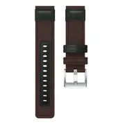 Canvas and Leather Wrist Strap Watch Band for Samsung Gear S2
