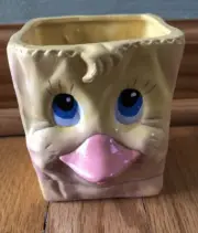 Ceramic Bisque U Paint Cute Tweety Bird Ready To Paint Container 4”x3”x3”