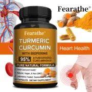 Turmeric Curcumin 1200mg with Bioperine High Absorption Triple Strength Capsules