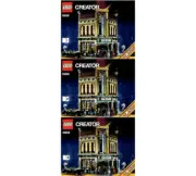 ⭐LEGO INSTRUCTIONS ONLY⭐ PALACE CINEMA Set #10232 Manuals 1, 2 & 3 No Parts NEW