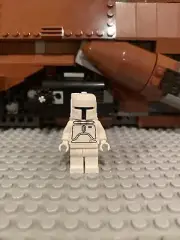 CUSTOM LEGO Star Wars White Boba Fett 30th Anniversary Minifigure