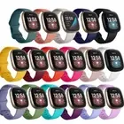 Fitbit Versa 3 4 Sense 2 Watch Strap Replacement Soft Silicone Sports Wrist Band