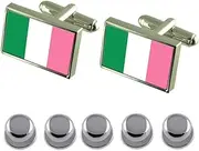 [Select Gifts] Shirt Dress Studs Newfoundland (Traditional Flag) Flag Cufflinks