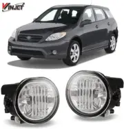 WINJET Factory Style Fog Lights CLEAR [+Wiring Kit] Fits 2003-2008 Toyota Matrix (for: Toyota)