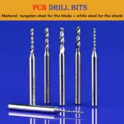 10pcs PCB Milling Cutter Carbide CNC Router Bit 0.2mm - 2.5mm punching drill