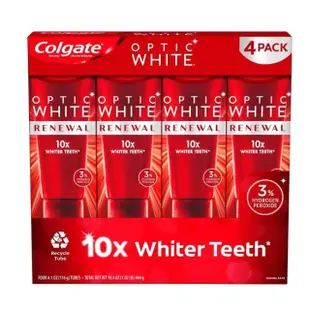 【Colgate 高露潔】專家級亮白牙膏4入組(平行輸入)