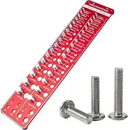 34-Hole Thread Checker | 34 Hole Multipurpose Thread Gauge - Wear-Resistant Screw Size Tester, Bolt Measuring Supplies for Craft Enthusiasts, Maintenance Professionals