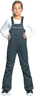 [Roxy] Girl's Non Stop Bib Pants (Big Kids) True Black MD (10 Big Kids)