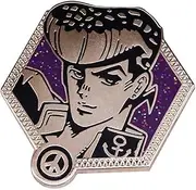 [Pinstant] Josuke Diamond Unbreakable Anime Manga JoJo 1" Enamel Pin Badge, 1 Inch, Enamel, enamel