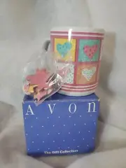 SECRET SURPRISE MUG WITH PUZZLE Vintage Avon Cup NEW IN BOX!