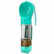 Pet 4 in1 Feeder Puppy Dog Cat Water Bottle Cup Travel Pooper Scooper Outdoor