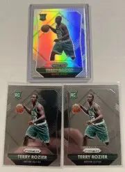 TERRY ROZIER Lot(3) 2015-16 Panini Prizm Silver RC 2-base Celtics Hornets