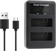 Coyktonty Battery Charger/Battery Set for EN-EL14 EN-EL14a,Quick Charger with USB-C Charging Cable Simultaneous Charging of 2 Batteries (Battery Charger)