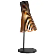 Black Bamboo Ally Table Lamps Replica Seppo Koho Secto Bedside Lighting Timber Lights