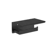 Nero Bianca Toilet Roll Holder Matte Black NR9086AMB