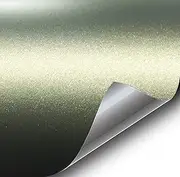 VViViD+ Matte Metallic Military Green (Ghost) Vinyl Wrap Roll (1.5ft x 5ft)