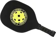Ball Sport Racket | Portable Pickle Ball Wooden Racket - Anti-Slip Portable Pickle Ball Racket with Cushion Comfort Grip, Wooden Ball Racket for Parks, Beaches