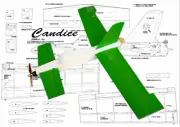 Candice Sport Canard Pusher 30" WS RC Airplane Laser Cut Balsa Short Kit