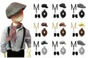 4pc Victorian Colonial Boy Costume Poor Boy Oliver Twist Book Week Cosplay