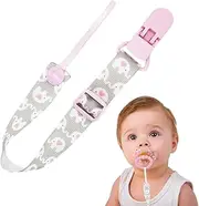 dumm-y Clips, Pacifier Clip, Pacifier Teether Straps, Baby Pacifier Clip for Boys, Pacifier Holder Clip, Soother Chain Holder Straps Teething Clips for Baby Teething Toys Baby Shower