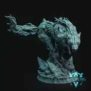 Lichenthrope - 3D Printed Model - DnD Frostgrave Wargaming RPG