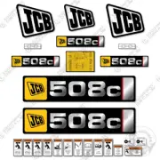 Fits JCB 508C Decal Kit Telehandler - CUSTOM - 7 YEAR 3M VINYL!